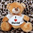 I Love You Personalized Teddy Bear 899693